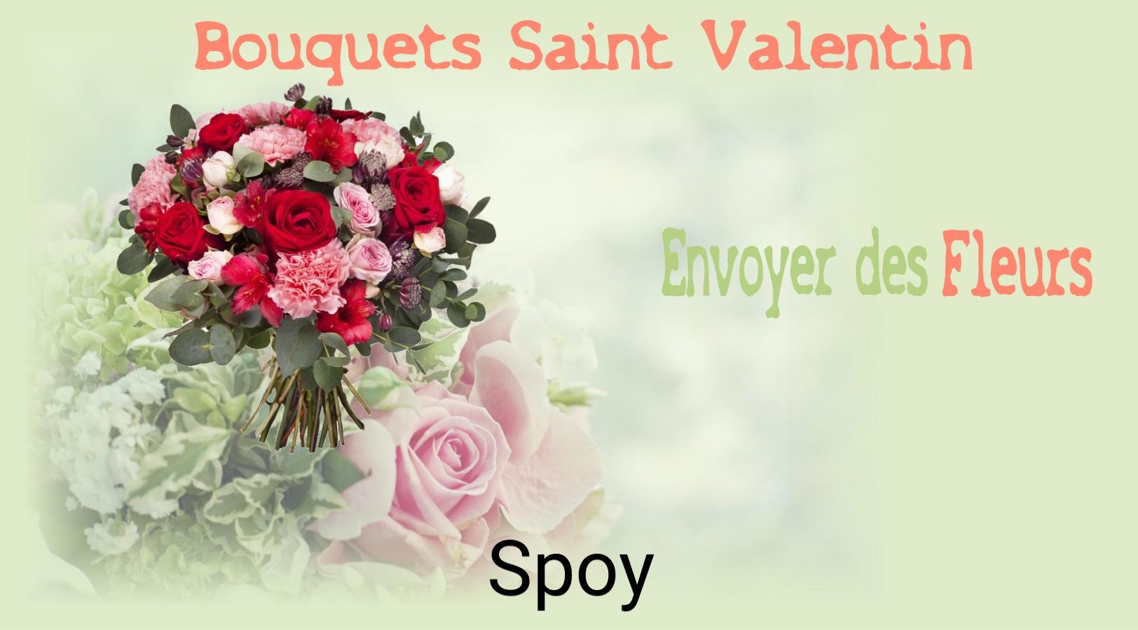 Roses de Saint-Valentin livrées à Spoy